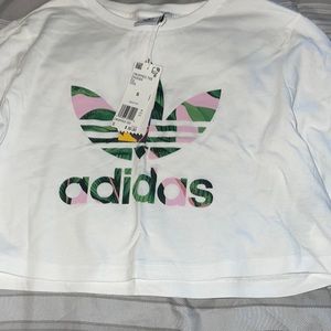 Womens adidas cropped top